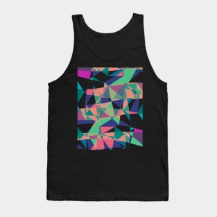 Geometric triangle pattern abstract Tank Top